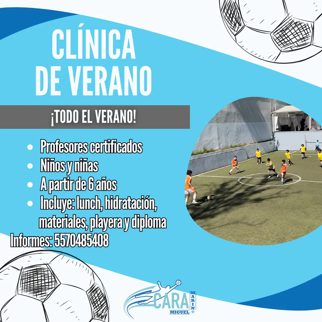 Clínica de verano de fútbol