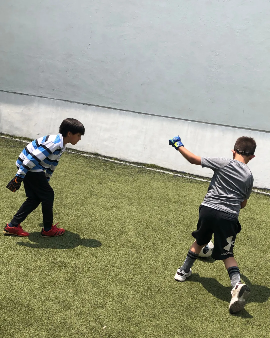 Entrenamiento muestra para escuela de fútbol categoría 2015-2020